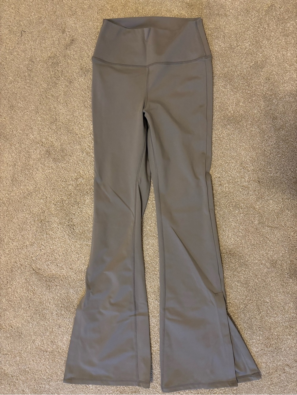 90 Degree By Reflex High-Waist Flare Yoga Pants in Gray